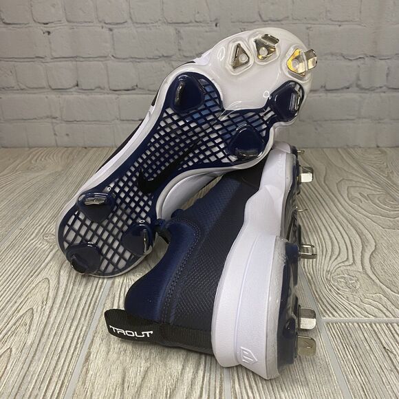 Nike Force Zoom Trout 9 Pro Metal Baseball Cleats Men’s 7.5 Navy Blue FB2907-400